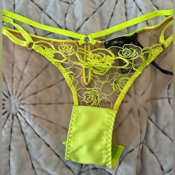 Honey Birdette Lyndl Neon Panty XS - Picture 2 of 8